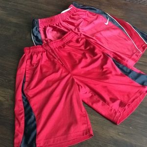 2 Nike shorts and jersey youth size small